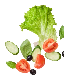 Fresh vegetable decoration